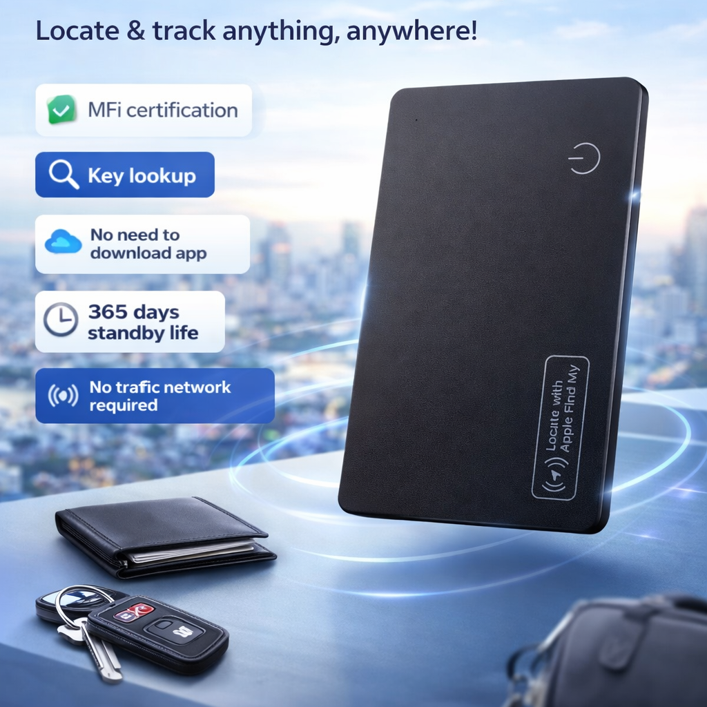 Ultra-Thin Card GPS Tracker